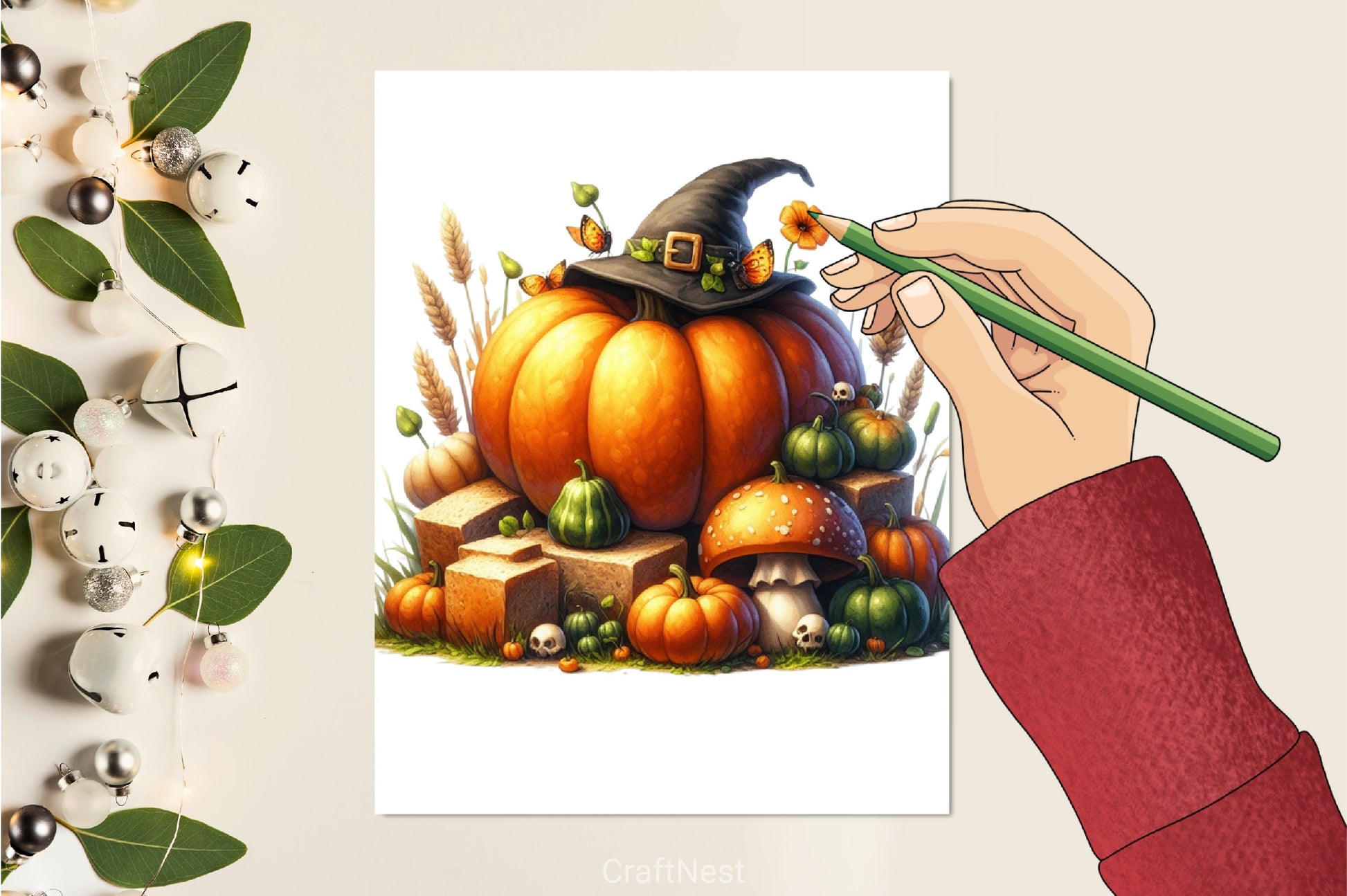 Halloween Pumpkin Clipart Bundle 8 - CraftNest - Digital Crafting and Art