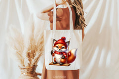 Christmas Fox Clipart Bundle - CraftNest - Digital Crafting and Art