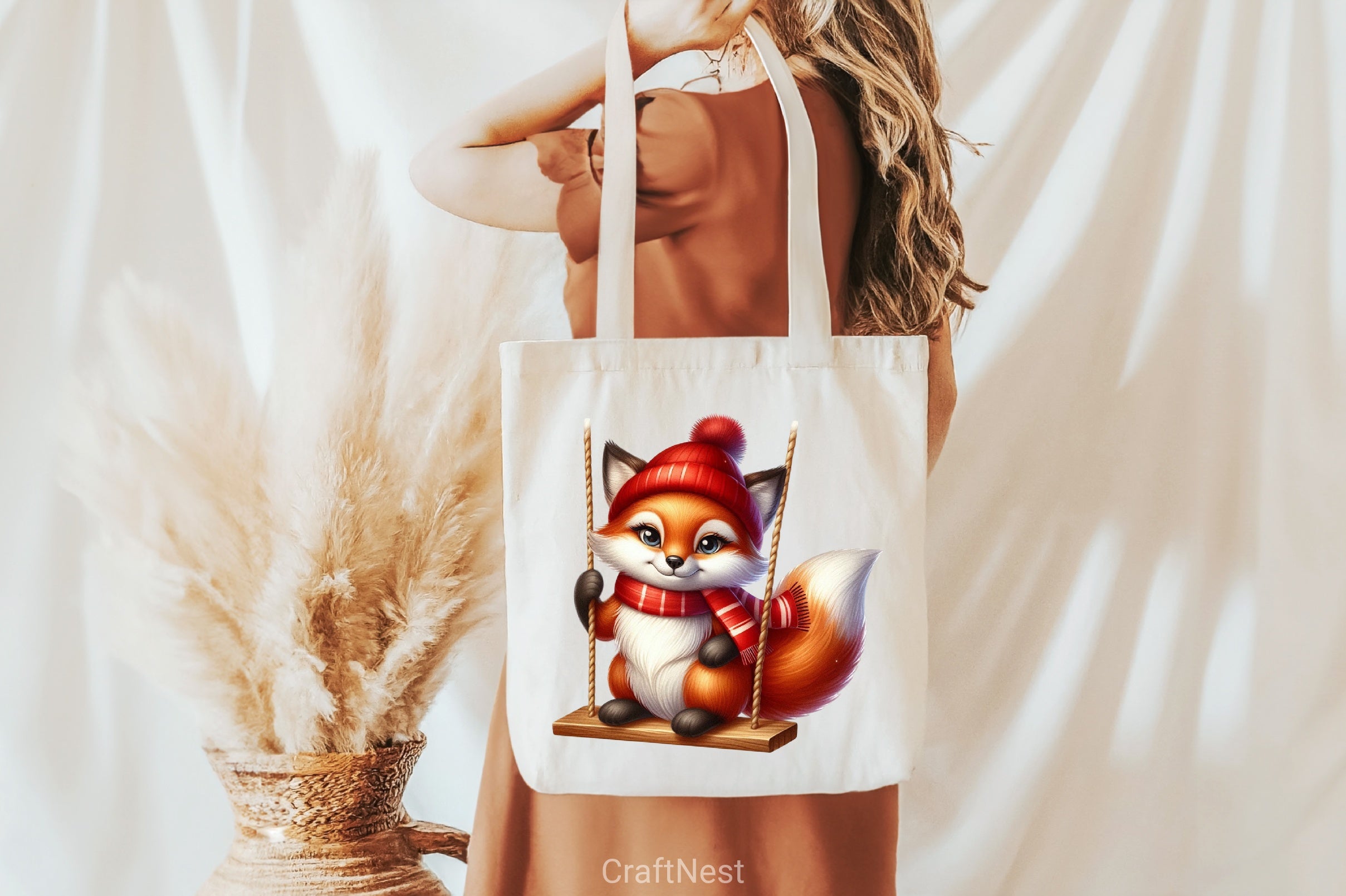 Christmas Fox Clipart Bundle - CraftNest - Digital Crafting and Art