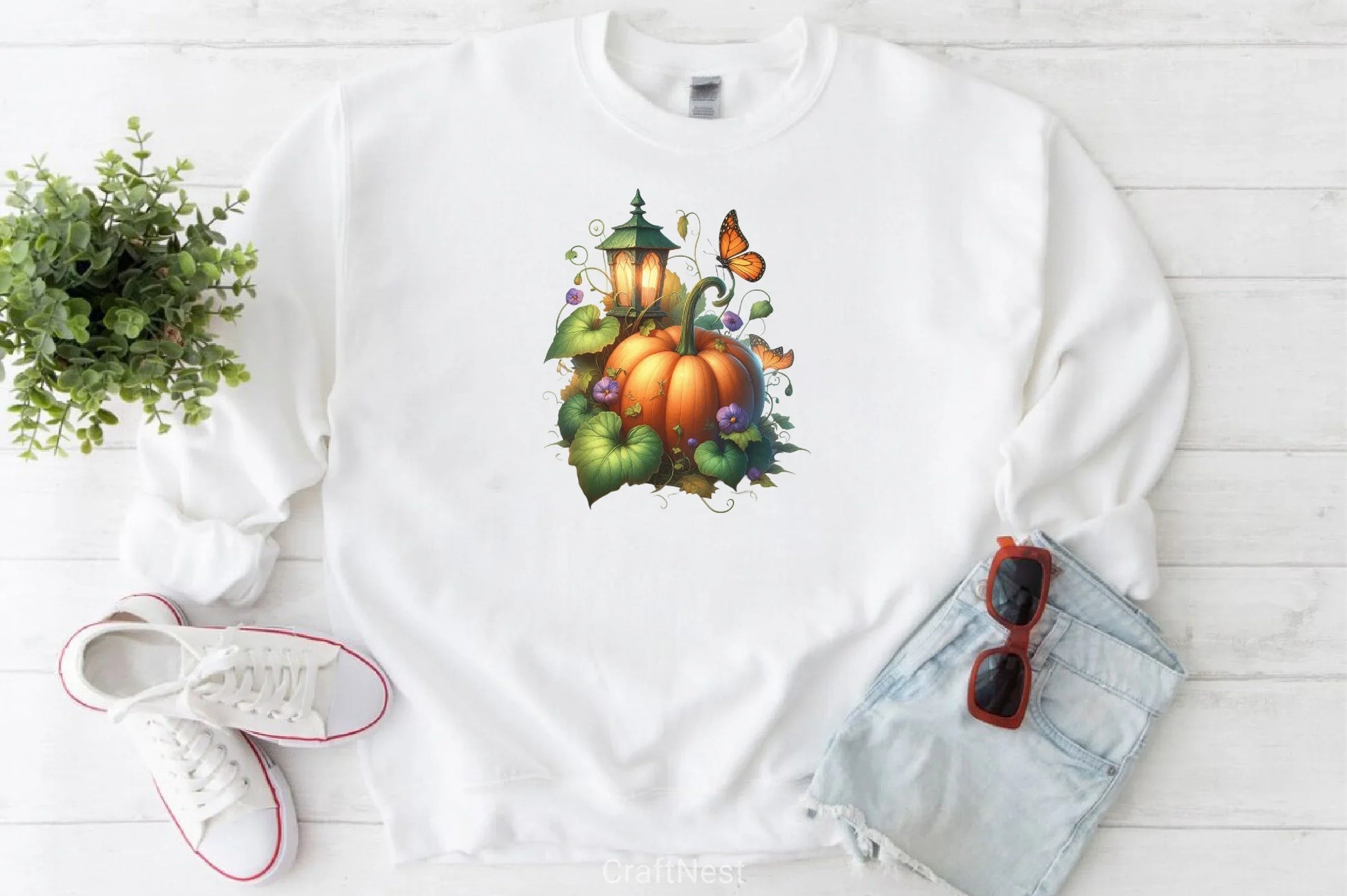 Cute Halloween Pumpkins Clipart Bundle - CraftNest - Digital Crafting and Art