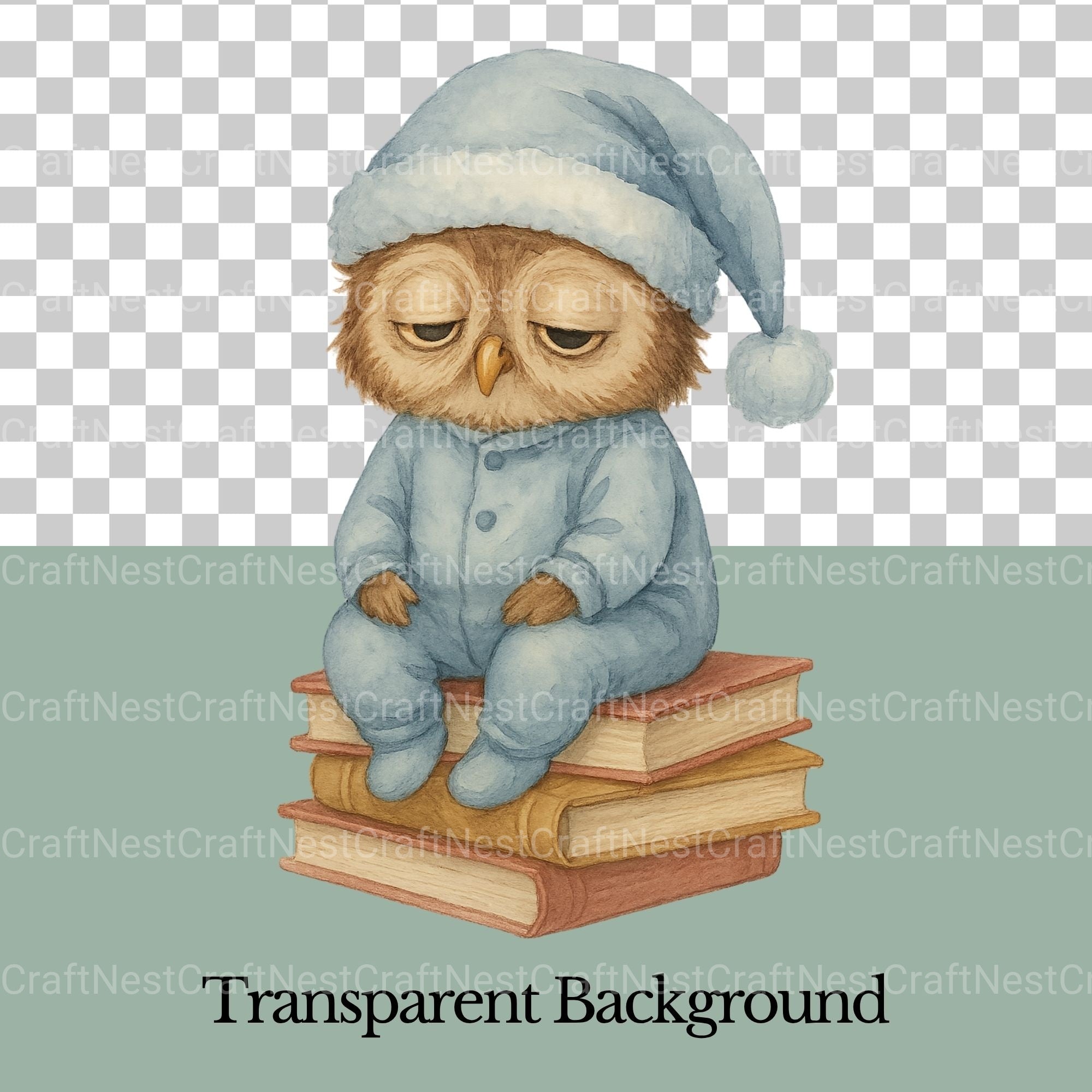 Woodland Animal Pjs 2 Clipart Bundle - CraftNest - Digital Crafting and Art