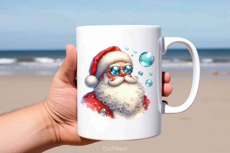 Santa Bubble Clipart Bundle - CraftNest - Digital Crafting and Art