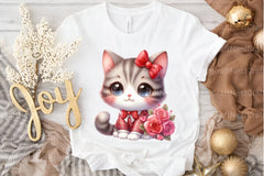 Valentine's Day Kitty Clipart Bundle - CraftNest - Digital Crafting and Art