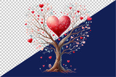 Heart Tree Clipart Bundle - CraftNest - Digital Crafting and Art
