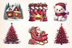 Whimsical Christmas Clipart Bundle - CraftNest - Digital Crafting and Art