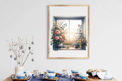 Floral Window Clipart Bundle - CraftNest - Digital Crafting and Art