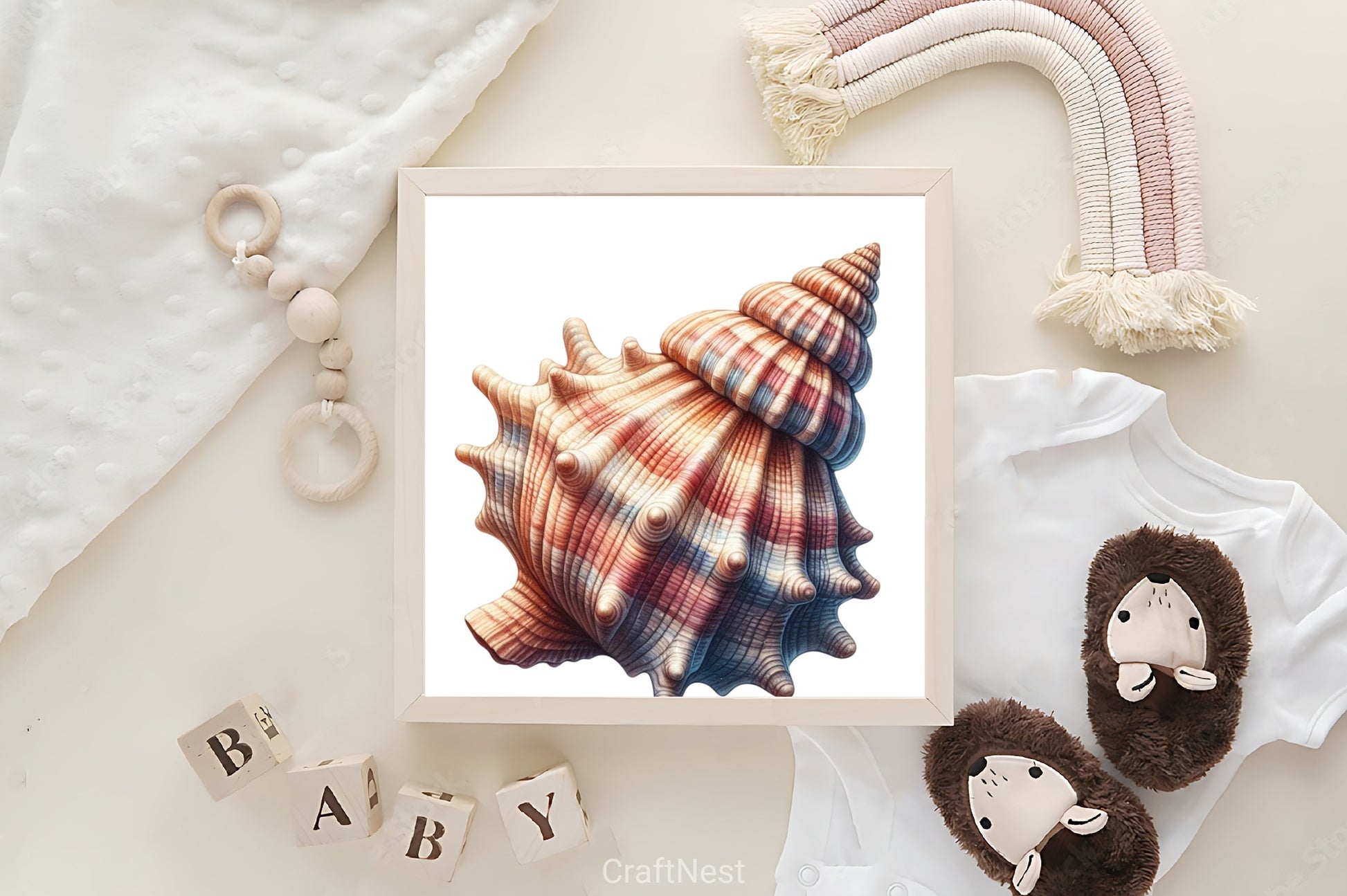 Seashells Clipart Bundle - CraftNest - Digital Crafting and Art