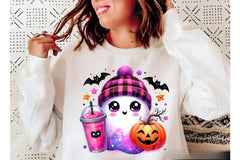 Cute Ghost Cute Halloween Clipart Bundle 11 - CraftNest - Digital Crafting and Art