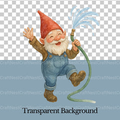 Gnomes Gardening 2 Clipart Bundle - CraftNest - Digital Crafting and Art