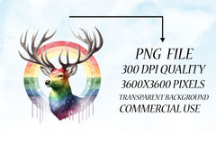 Rainbow Animals Clipart 22 - CraftNest - Digital Crafting and Art