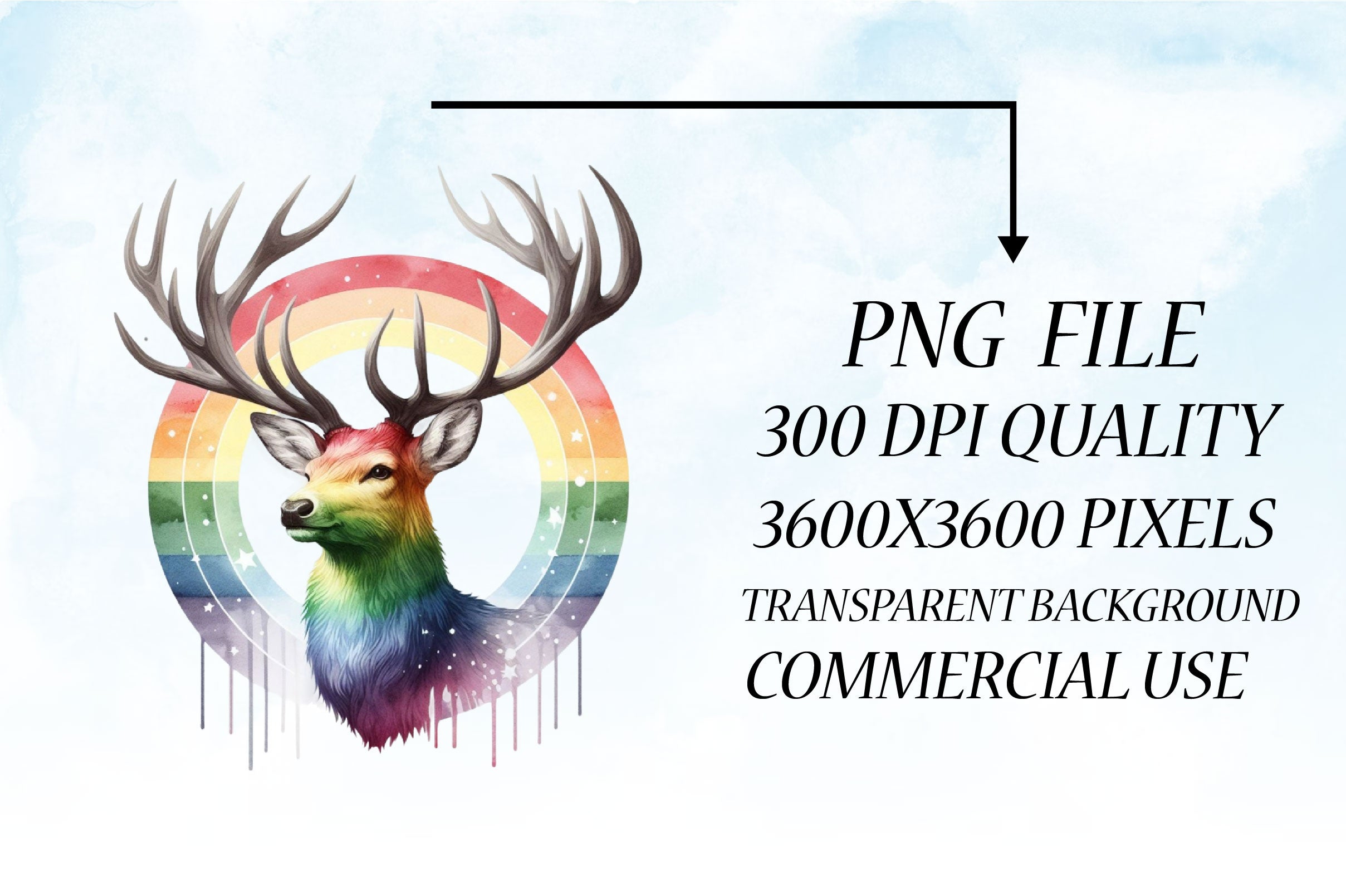 Rainbow Animals Clipart 22 - CraftNest - Digital Crafting and Art