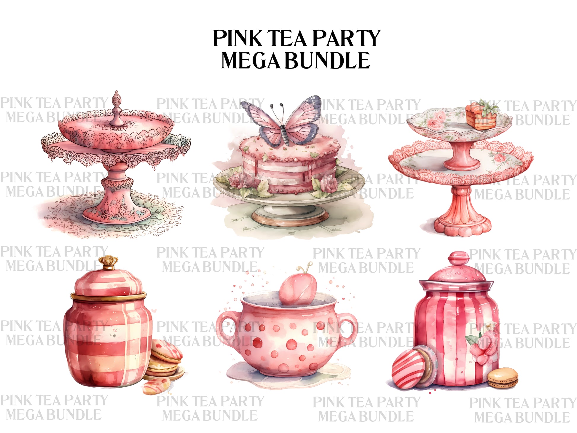 Tea Party Clipart - CraftNest