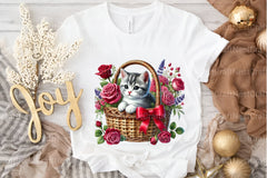 Cute Kittens & Cats Valentine's Day Clipart Bundle - CraftNest - Digital Crafting and Art