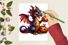 Halloween Dinosaur Clipart Bundle - CraftNest - Digital Crafting and Art
