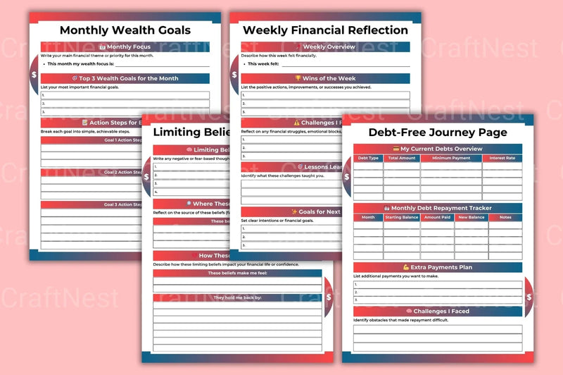 Money Mindset Transformation - CraftNest - Digital Crafting and Art