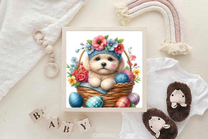 Easter Dog Clipart Bundle 1 - CraftNest - Digital Crafting and Art