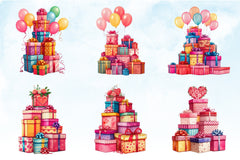 Valentine's Day Gift Box Clipart Bundle - CraftNest - Digital Crafting and Art