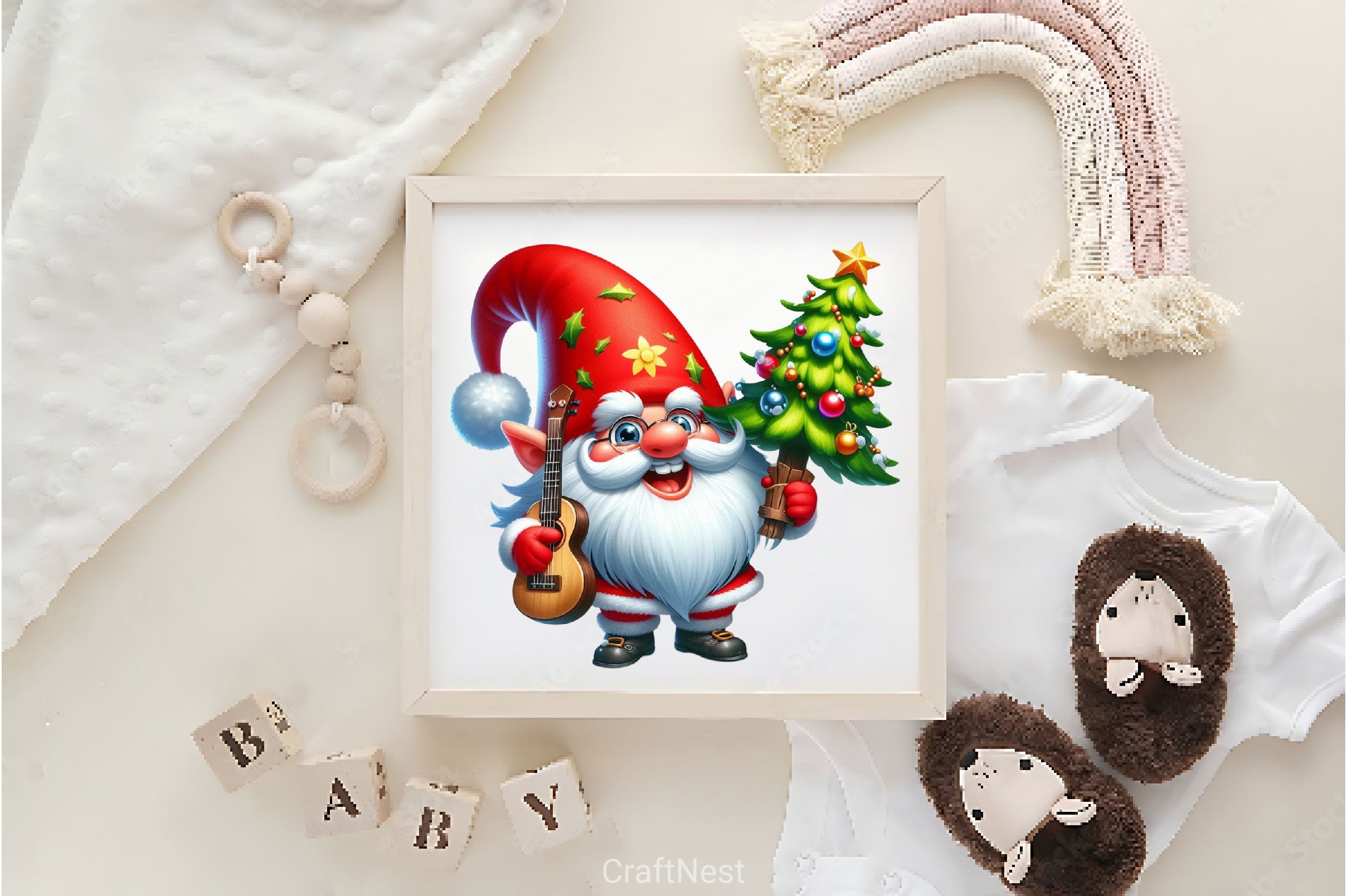 Christmas Funny Gnome Clipart Bundle 2 - CraftNest - Digital Crafting and Art