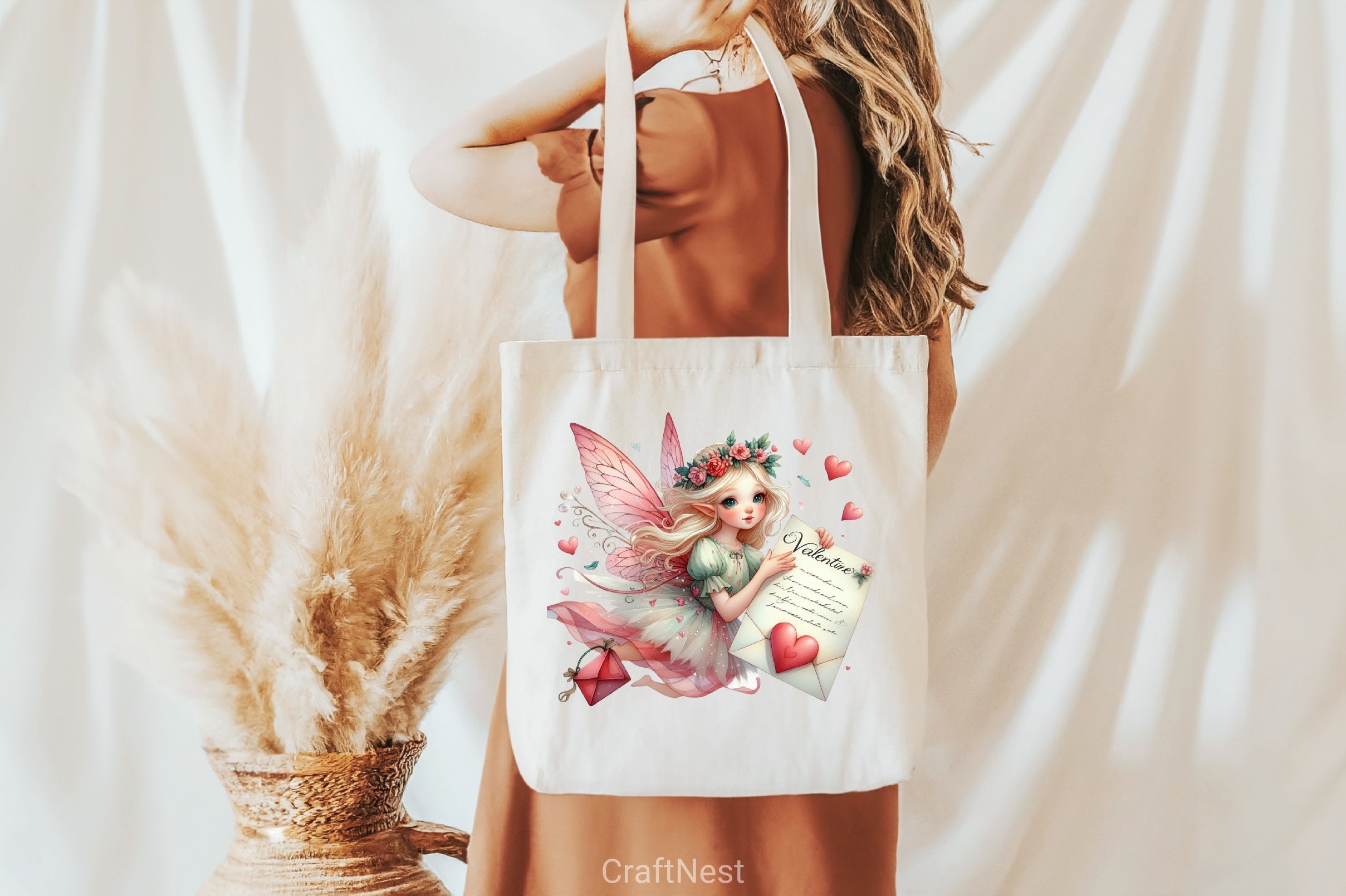 Valentine Fairy Girl Clipart Bundle - CraftNest - Digital Crafting and Art