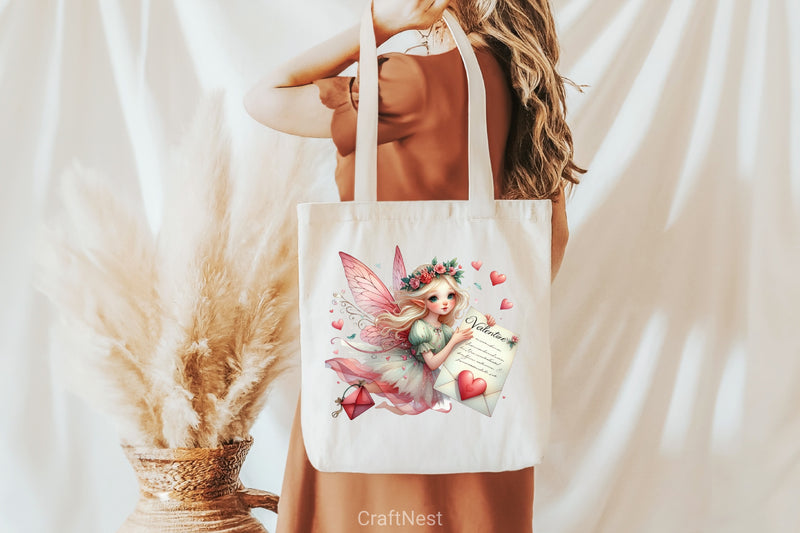 Valentine Fairy Girl Clipart Bundle - CraftNest - Digital Crafting and Art