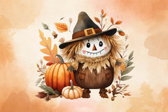Scarecrow Autumn Clipart Bundle 2 - CraftNest - Digital Crafting and Art