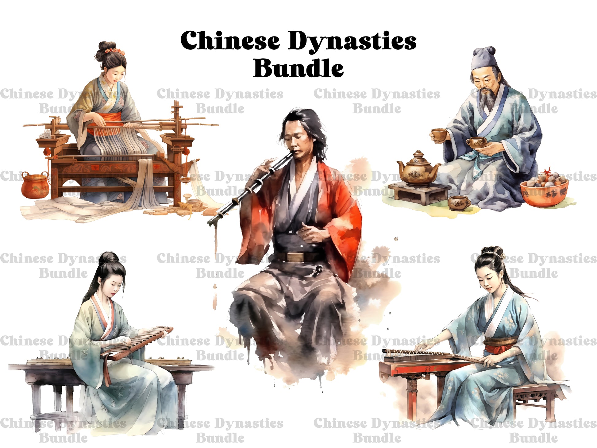 Chinese Dynasties Clipart - CraftNest