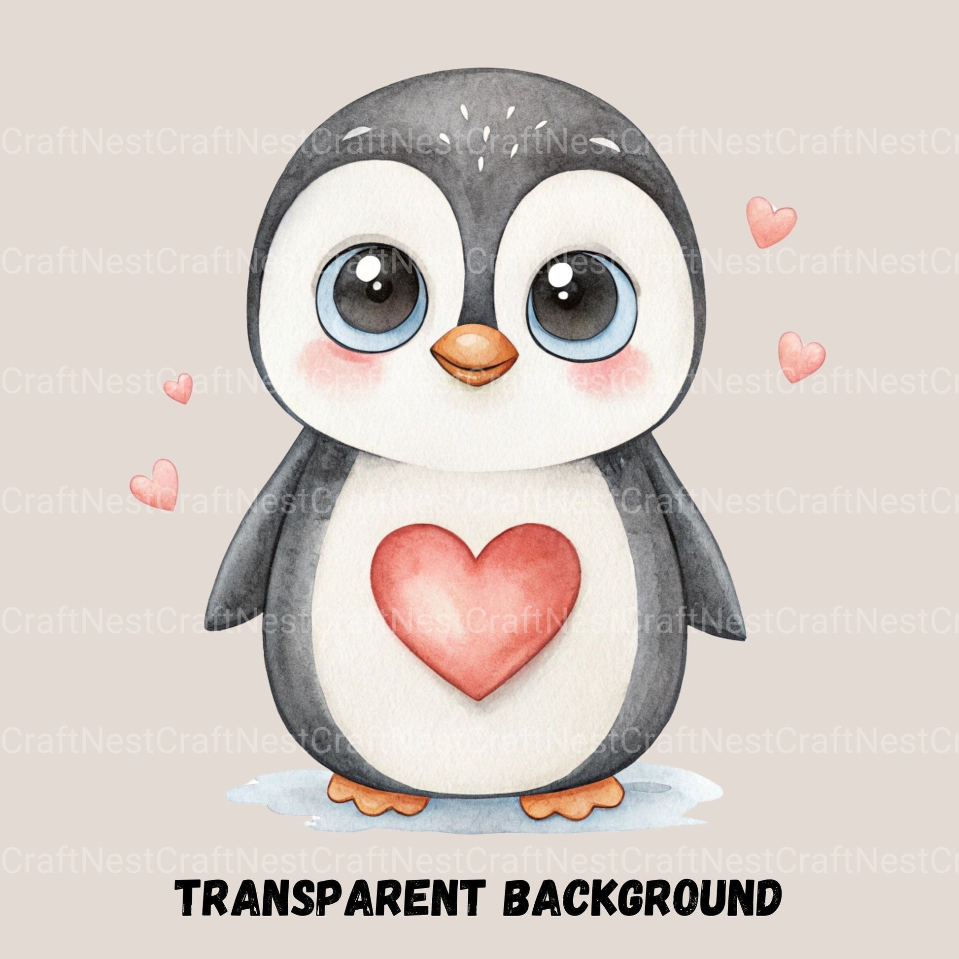 Penguins Clipart Bundle - CraftNest - Digital Crafting and Art