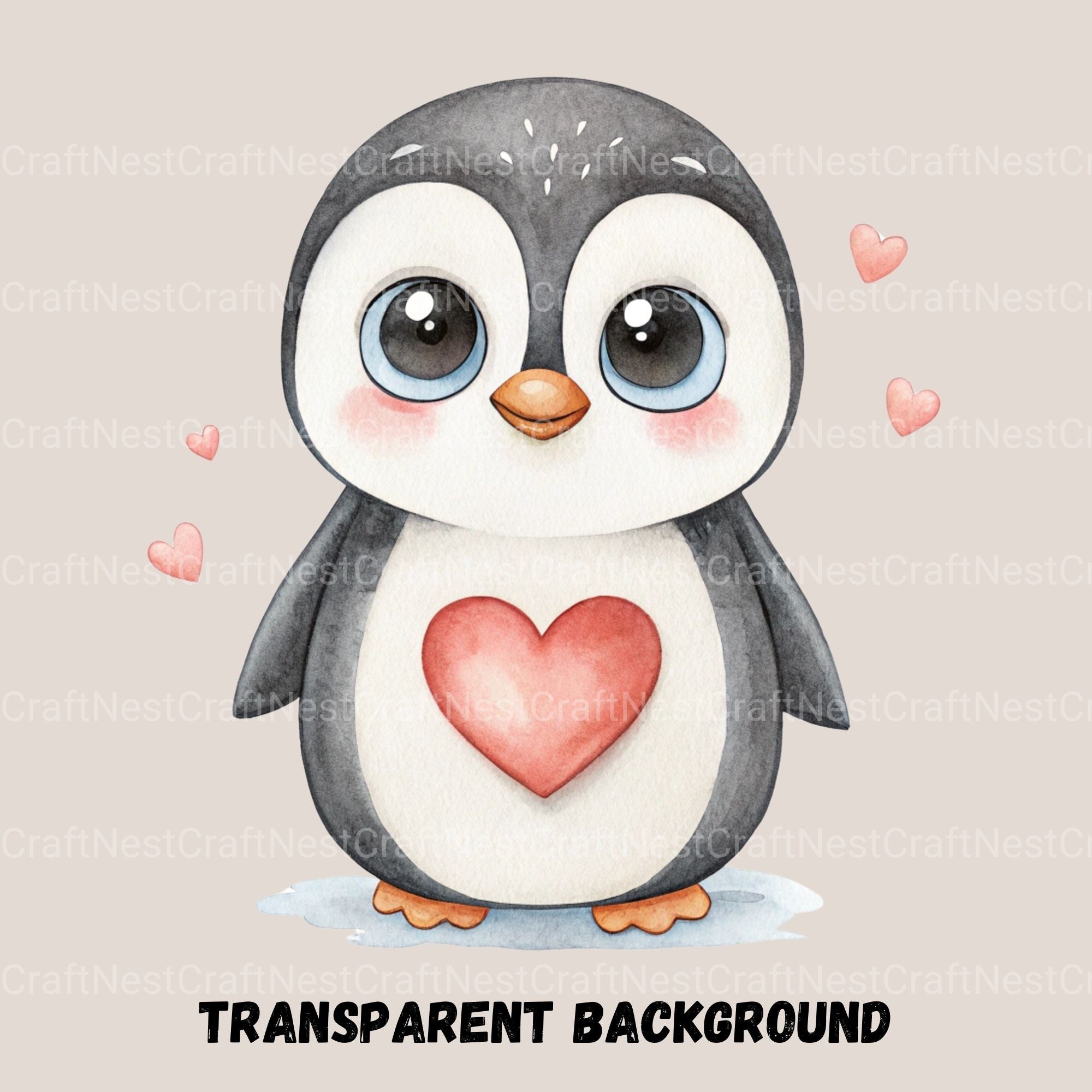 Penguins Clipart Bundle - CraftNest - Digital Crafting and Art