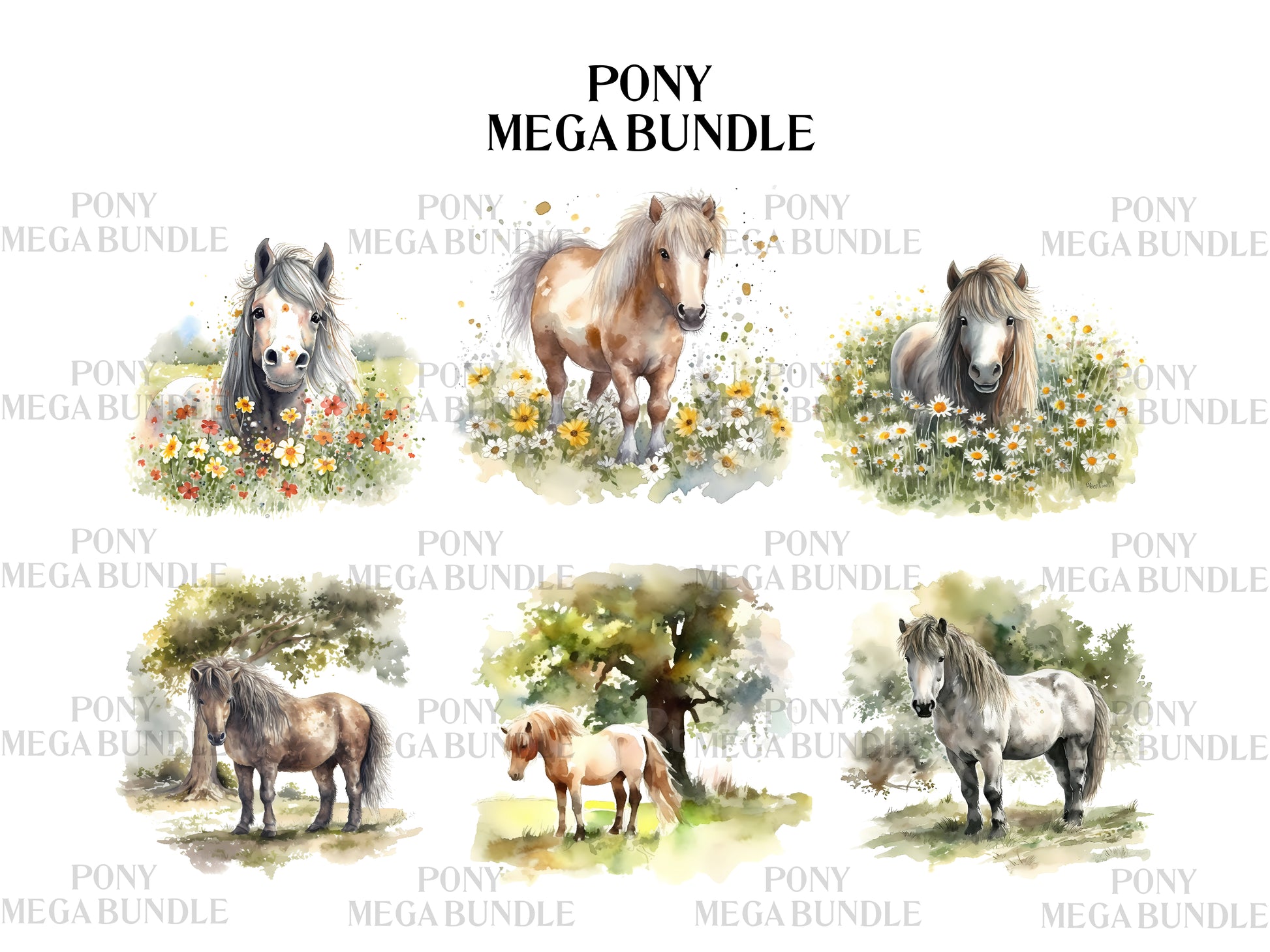 Pony Clipart - CraftNest