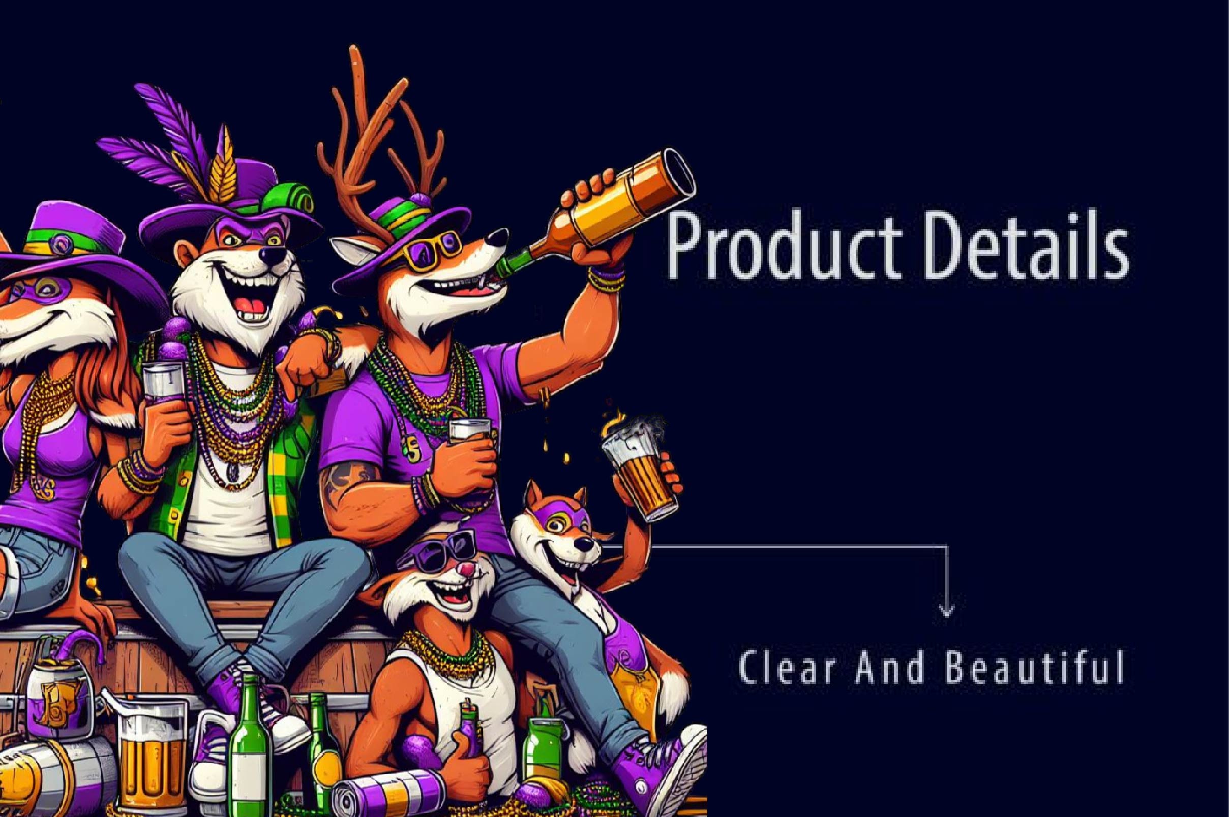 Mardi Gras Drink Theme Clipart Bundle - CraftNest - Digital Crafting and Art