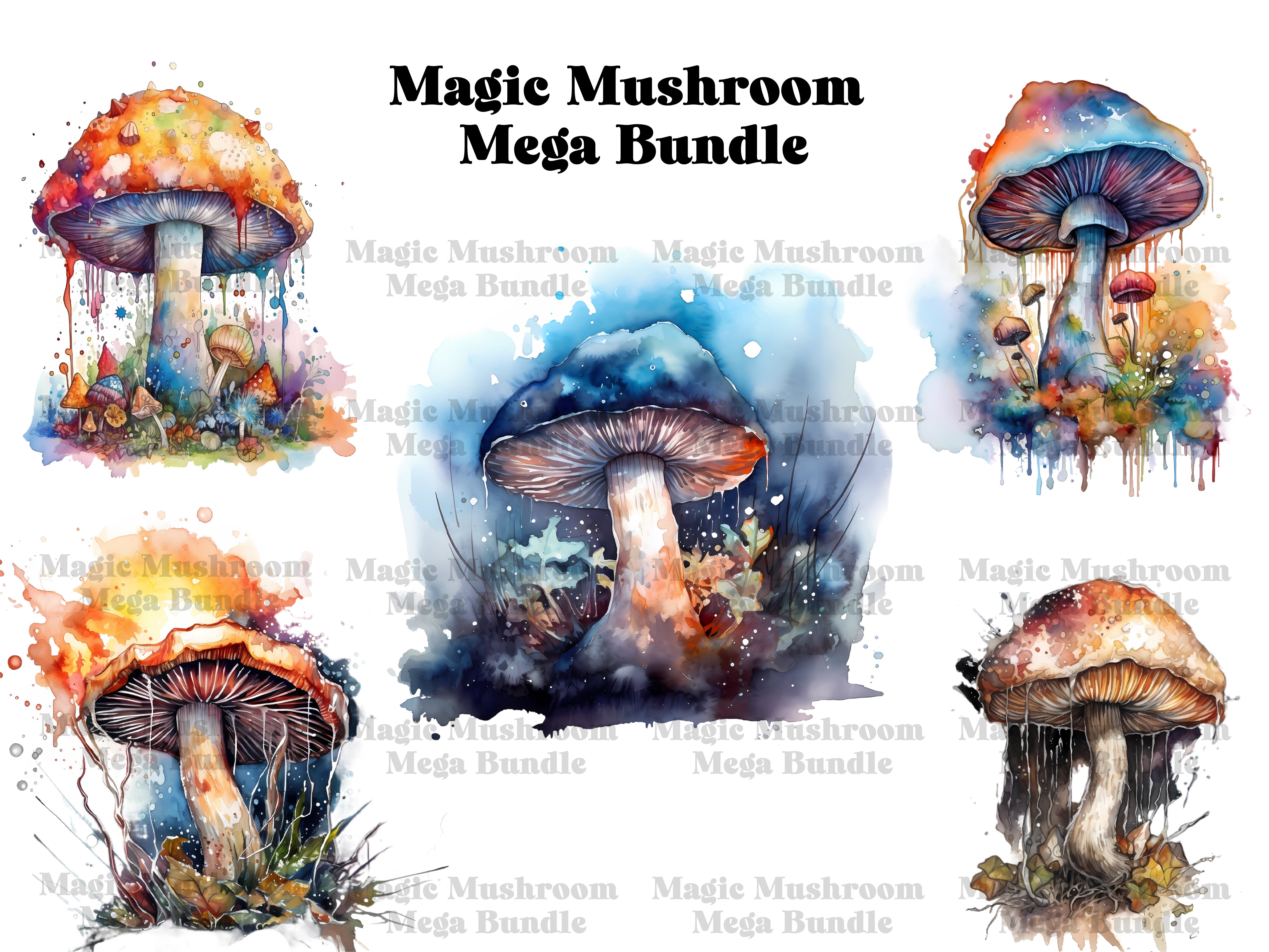 Magic Mushrooms Clipart - CraftNest