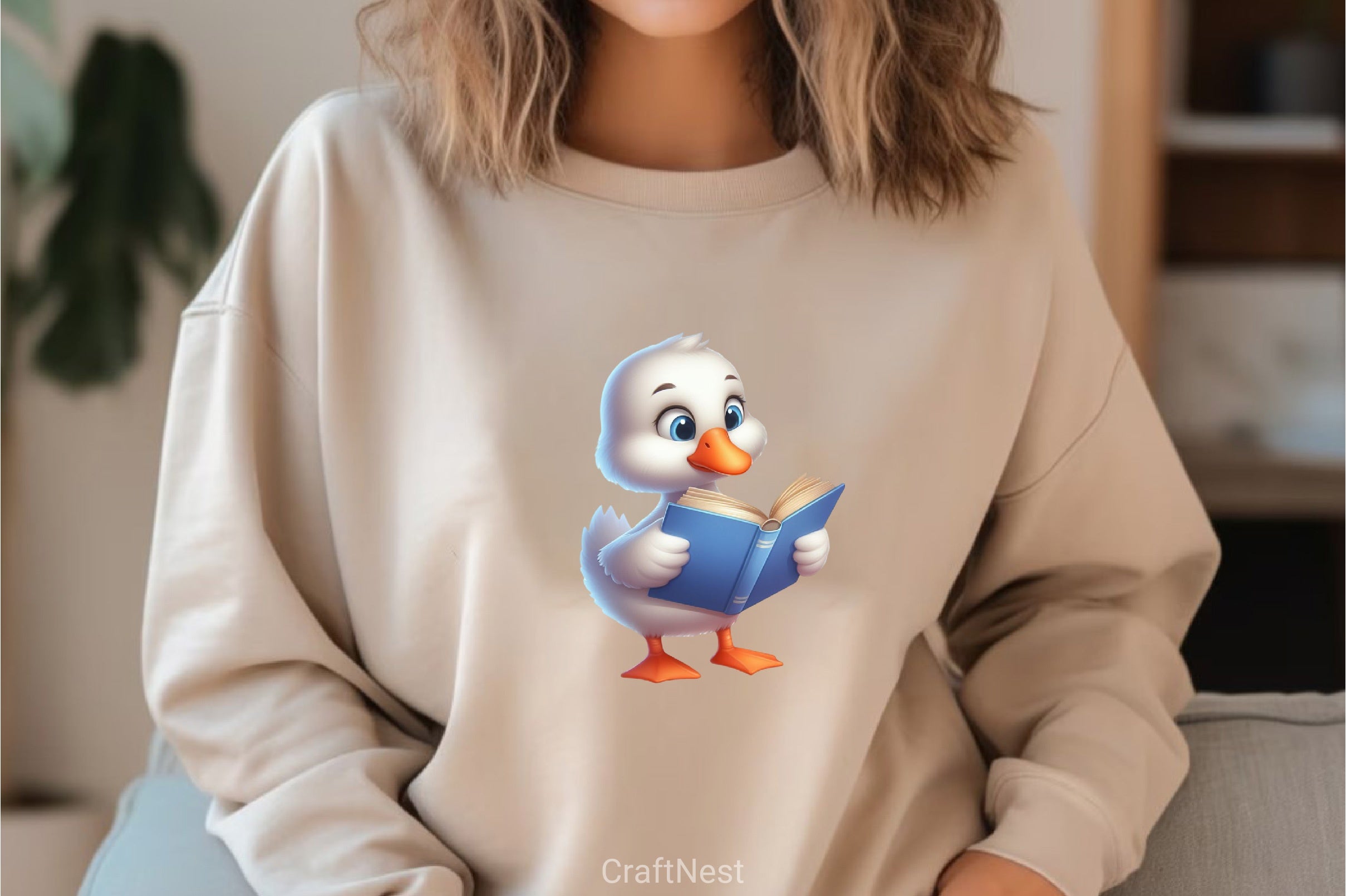 Cute Duck Reading Clipart Bundle - CraftNest - Digital Crafting and Art