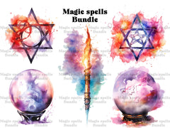 Magic Spells Clipart - CraftNest