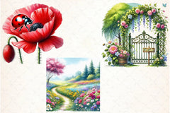 Spring Flowers Clipart Bundle 1 - CraftNest - Digital Crafting and Art