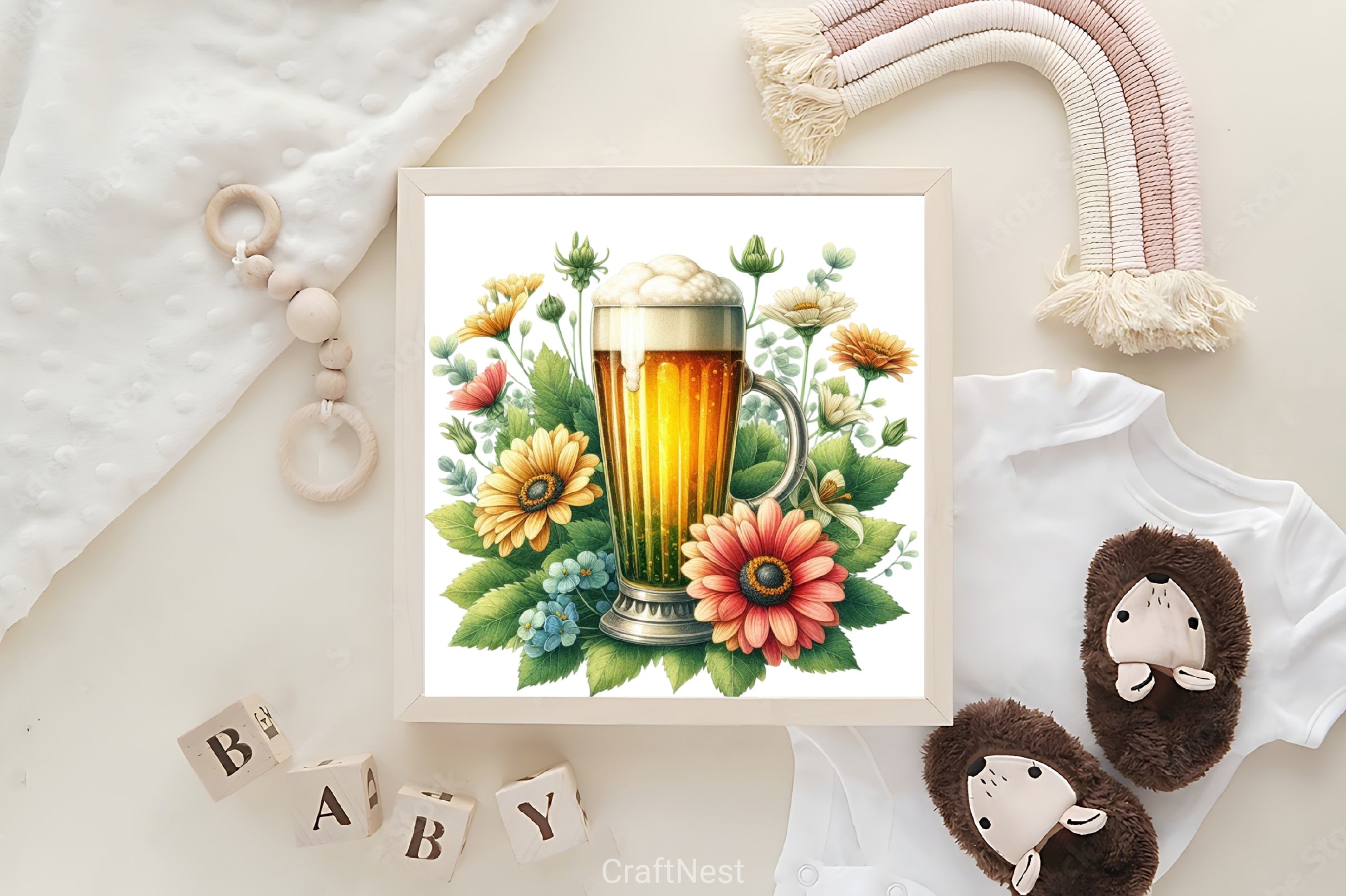 Beer Glass Clipart Bundle - CraftNest - Digital Crafting and Art