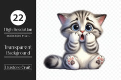 Surprise Cats Clipart Bundle - CraftNest - Digital Crafting and Art