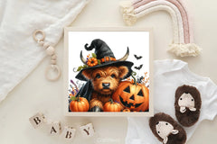 Halloween Highland Cow Clipart Bundle - CraftNest - Digital Crafting and Art