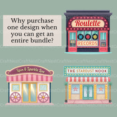 Village Shops Las Vegas Clipart Bundle - CraftNest - Digital Crafting and Art