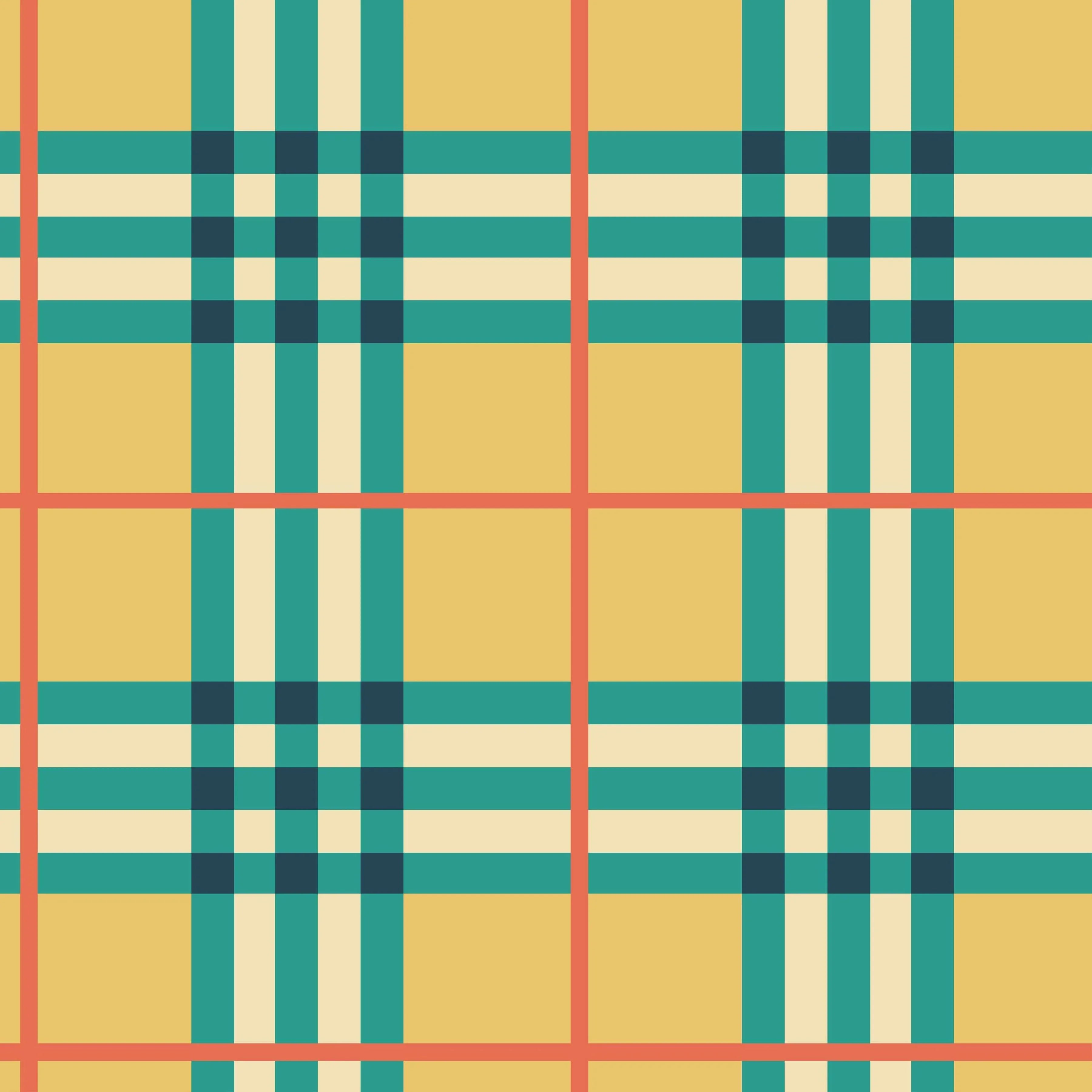 Fall Tartan Seamless Digital Paper - CraftNest - Digital Crafting and Art