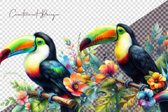 Toucans Clipart Bundle - CraftNest - Digital Crafting and Art