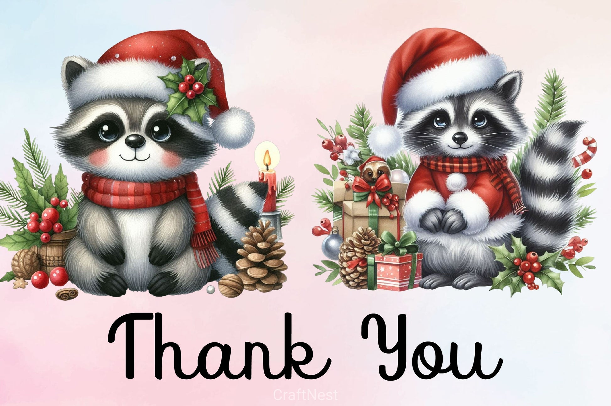 Winter Animal Clipart Bundle - CraftNest - Digital Crafting and Art