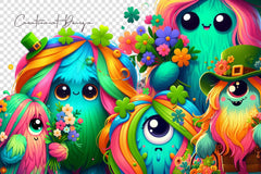 St Patrick Monsters Clipart Bundle - CraftNest - Digital Crafting and Art