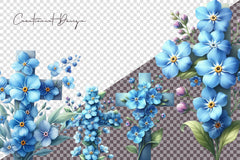 Crosses Flower Clipart Bundle - CraftNest - Digital Crafting and Art