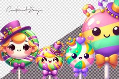 Mardi Gras Candy Clipart Bundle - CraftNest - Digital Crafting and Art