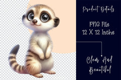 Curious Meerkat Clipart Bundle 2 - CraftNest - Digital Crafting and Art