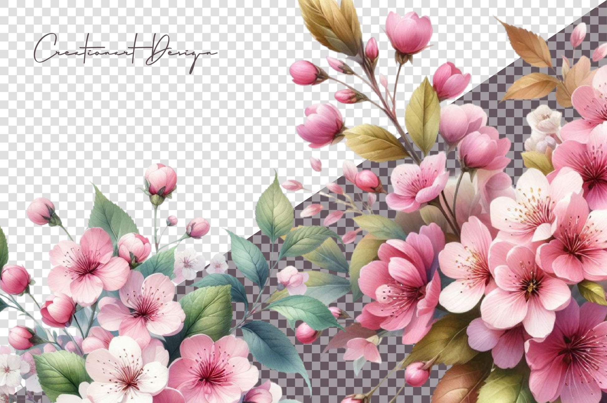 Blossom Bloom Clipart Bundle - CraftNest - Digital Crafting and Art