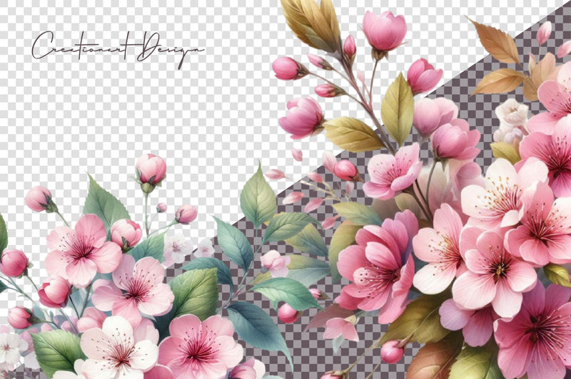 Blossom Bloom Clipart Bundle - CraftNest - Digital Crafting and Art