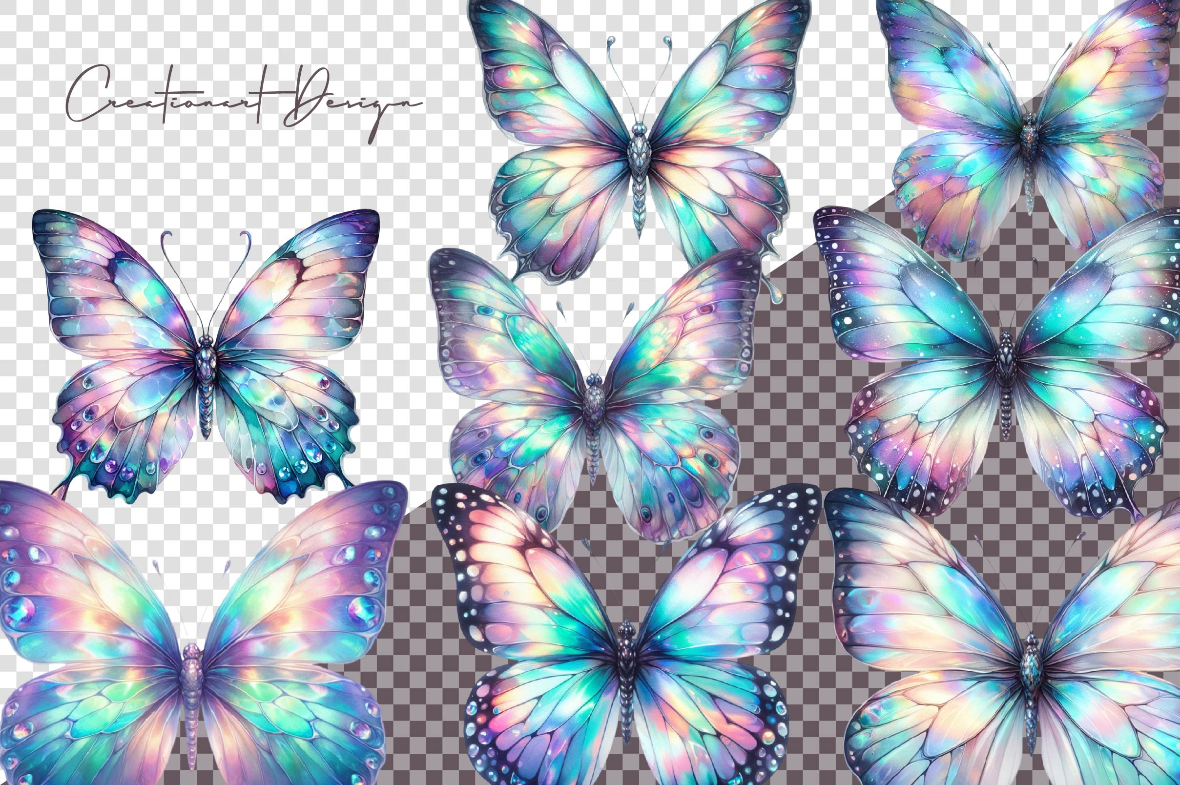 Mystical Moth Clipart Bundle - CraftNest - Digital Crafting and Art