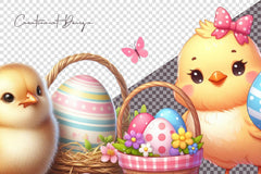 Easter Chicken And Egg Clipart Bundle - CraftNest - Digital Crafting and Art