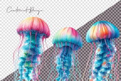 Jellyfish Clipart Bundle - CraftNest - Digital Crafting and Art